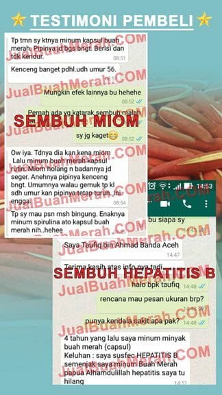 Testimoni Buah Papua Miom Hepatitis B