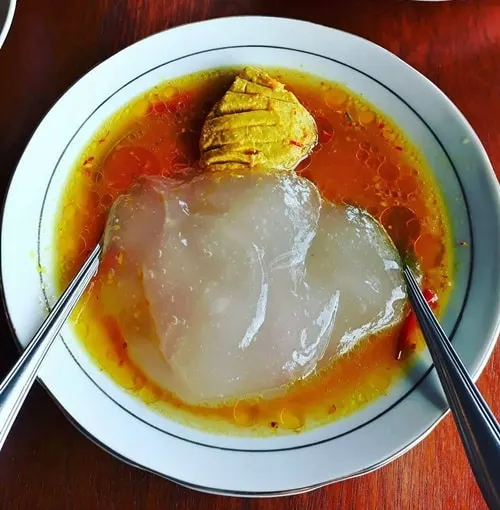 cara makan papeda