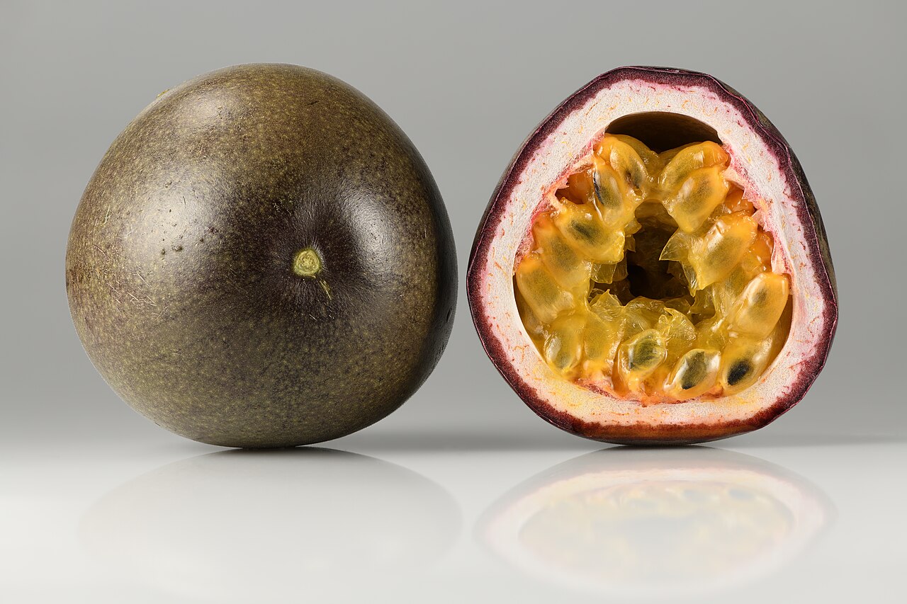 Stacked from 23 images passion fruit papua new guinea